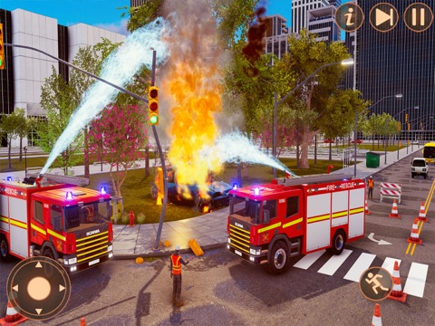 消防車緊急本部レスキューディスパッチャー：911消防士ゲームのおすすめ画像2