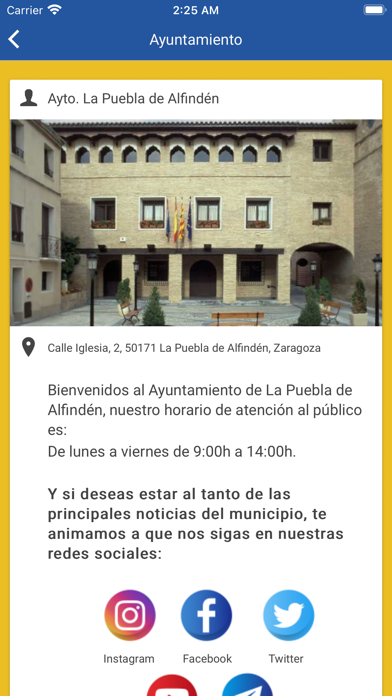 Ayto. La Puebla de Alfindén Screenshot