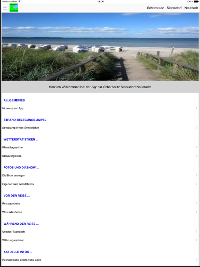 Scharbeutz App für den Urlaub