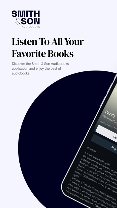 Smith & Son Audiobooks Screenshot