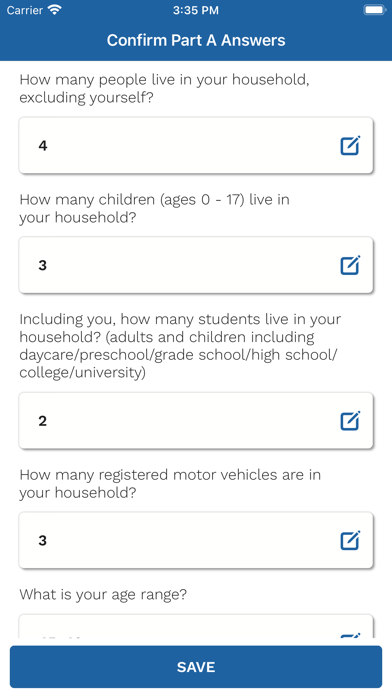 SANDAG Travel Survey Screenshot