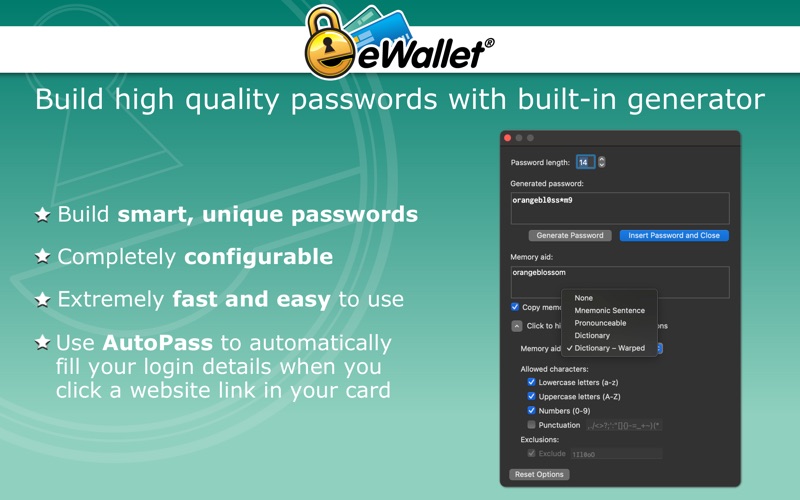 eWallet Screenshot