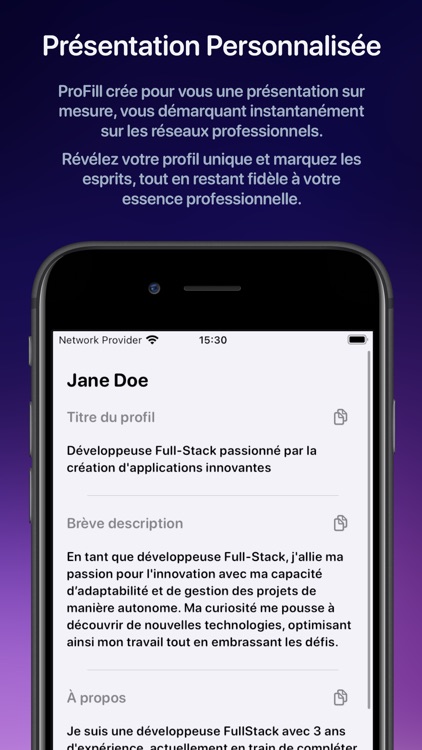 ProFill: CV & Rédaction screenshot-6