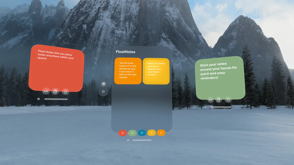 FloatNotes screenshot 1