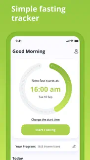 nutrimate intermittent fasting iphone screenshot 2