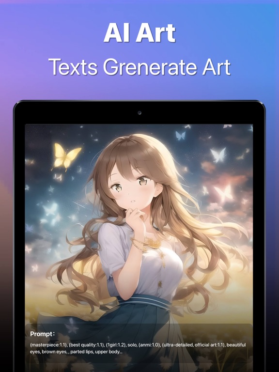 AiVata: AI Art Generator iPad screenshot 1 - Graphics & Design app