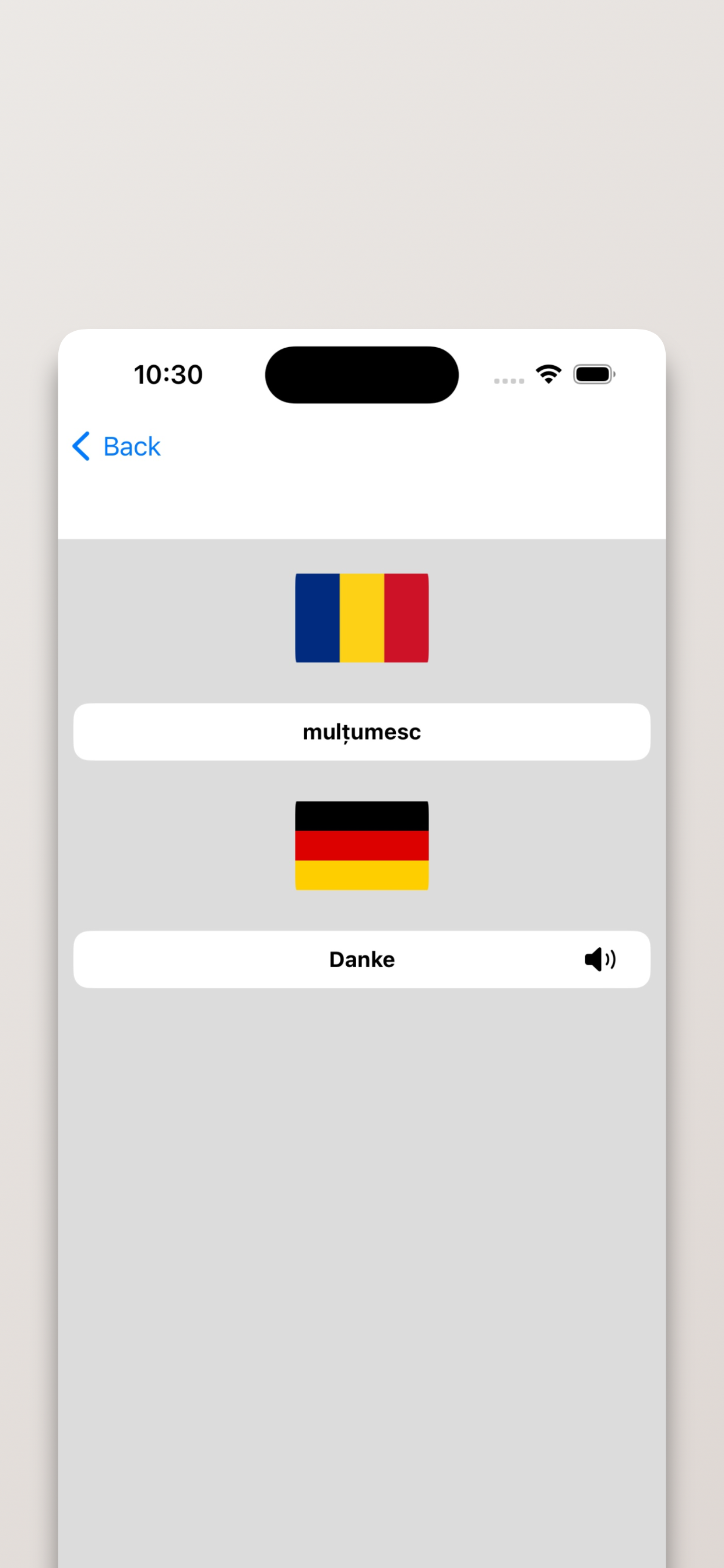 Rumänisch-Deutsch Wörterbuch