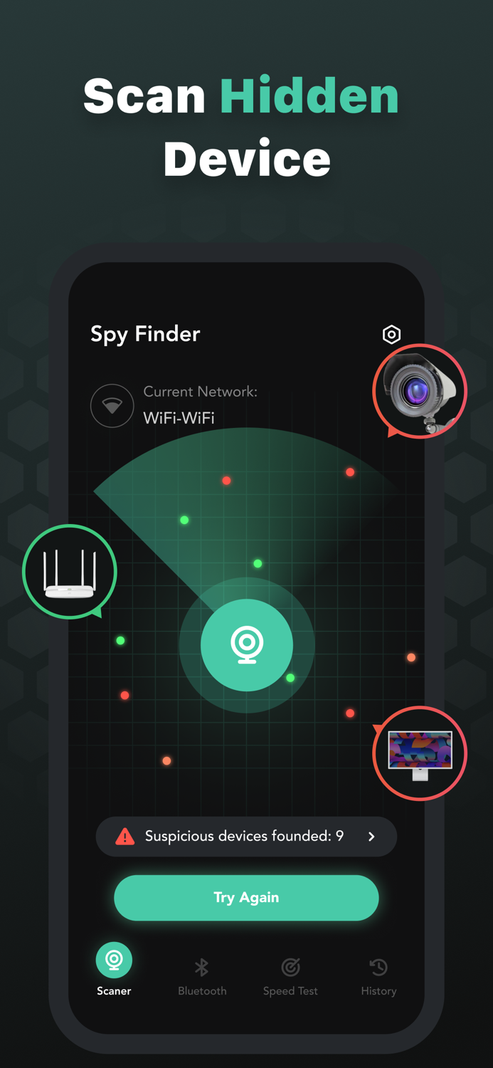 Spy Finder Pro Scan Wireless