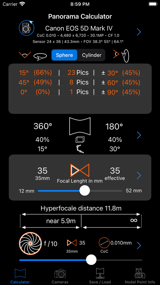 Panorama Calculator Pro - 1.4 - (iOS)