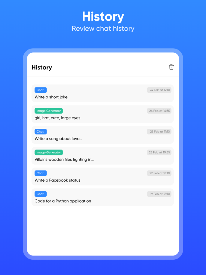 Chat AI and Generator