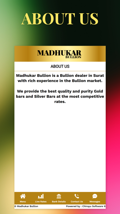 Madhukar Bullion Screenshot