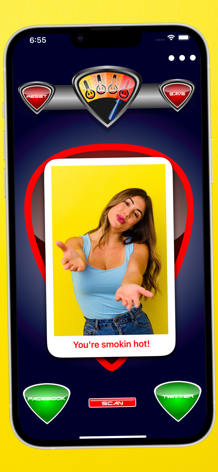 Hot O Meter Photo Scanner Game