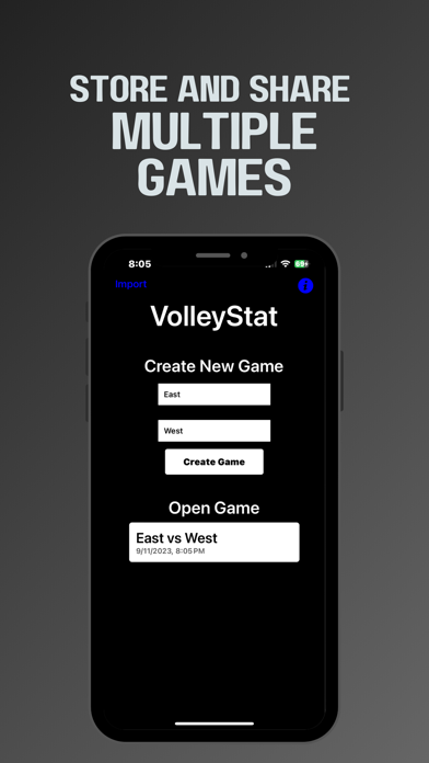 VolleyStat Screenshot