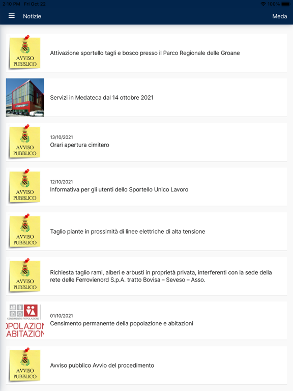 Screenshot #4 pour Comune di Meda