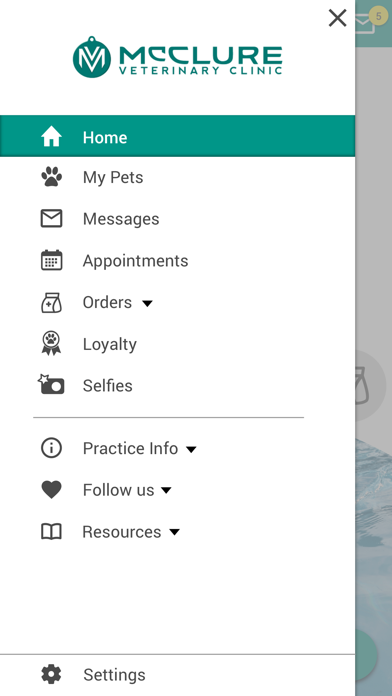 McClure Vet Clinic Screenshot