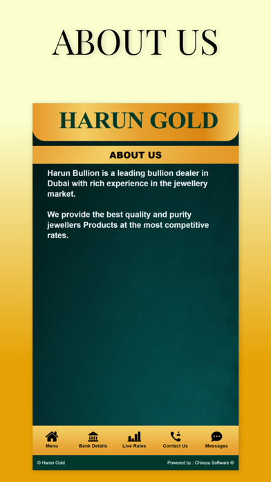 Harun Bullion Screenshot