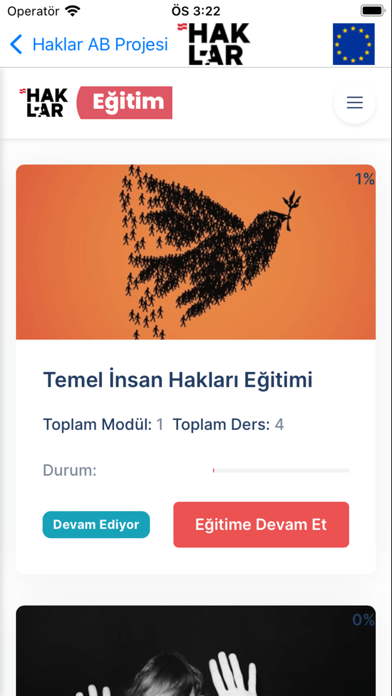 Haklar Projesi Screenshot
