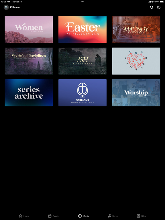 Killearn Methodist Church iPad screenshot 3 - Lifestyle app