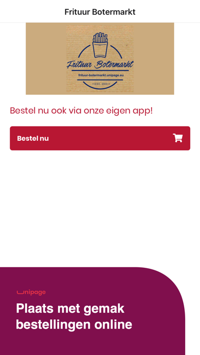Frituur Botermarkt Screenshot