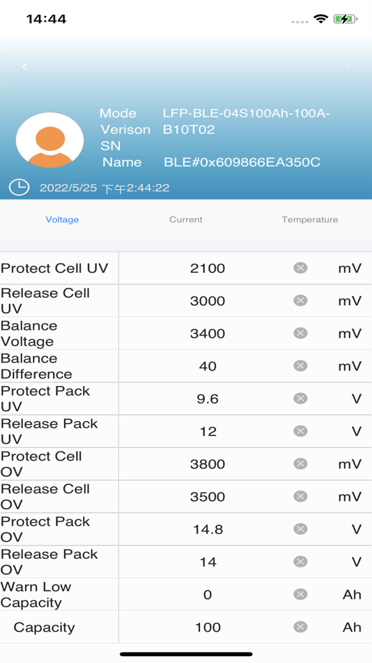 #3. LL BMS MONITOR (iOS) Podle: 天智 何