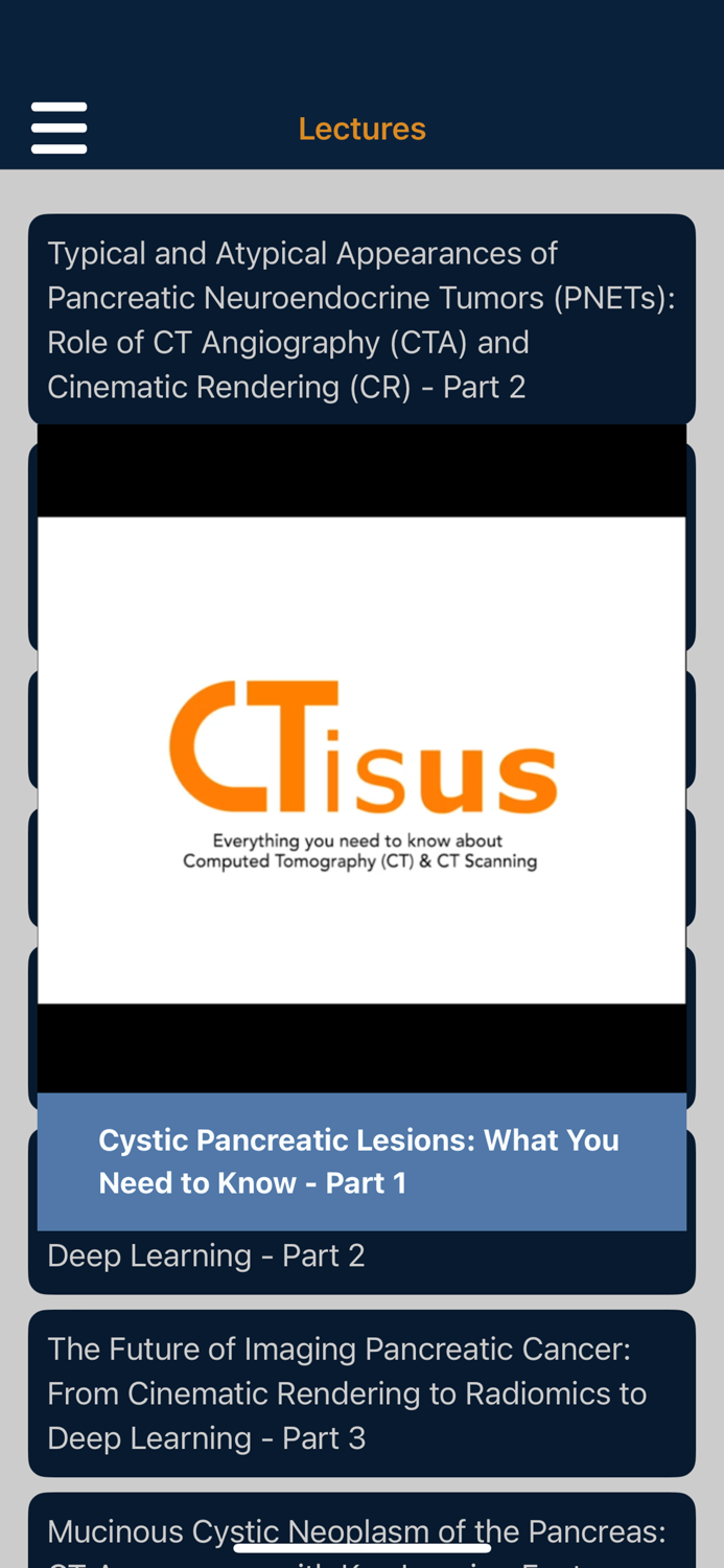 CTisus Pancreas Compendium