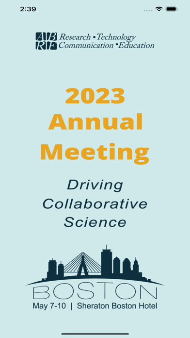 ABRF 2023 Annual Meeting Screenshot