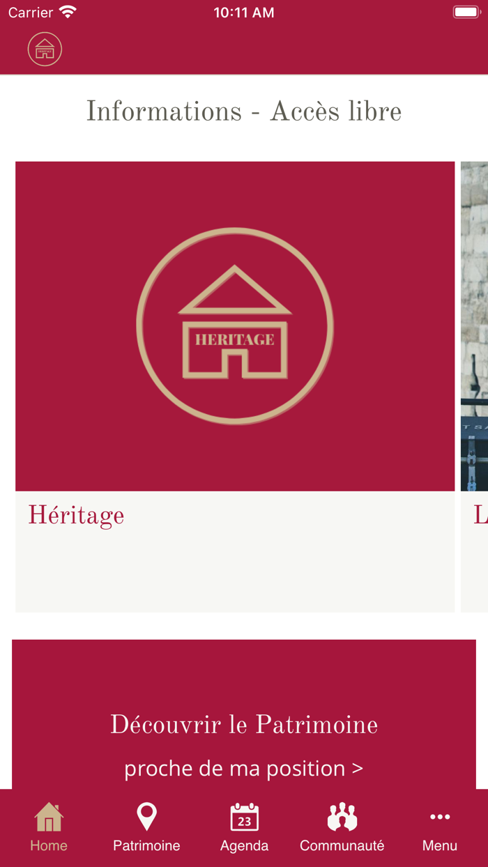 HERITAGE locator