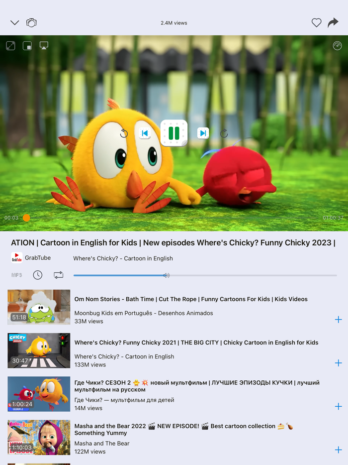 GrabTube Premium without Ads