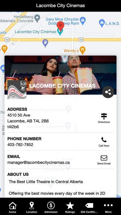 Lacombe City Cinemas Screenshot