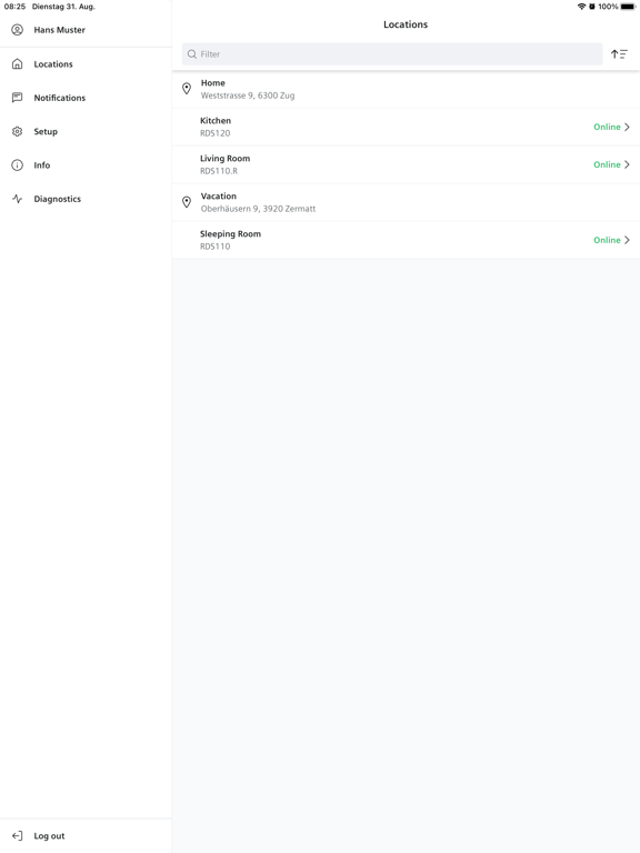 Screenshot #4 pour Siemens Smart Thermostat RDS