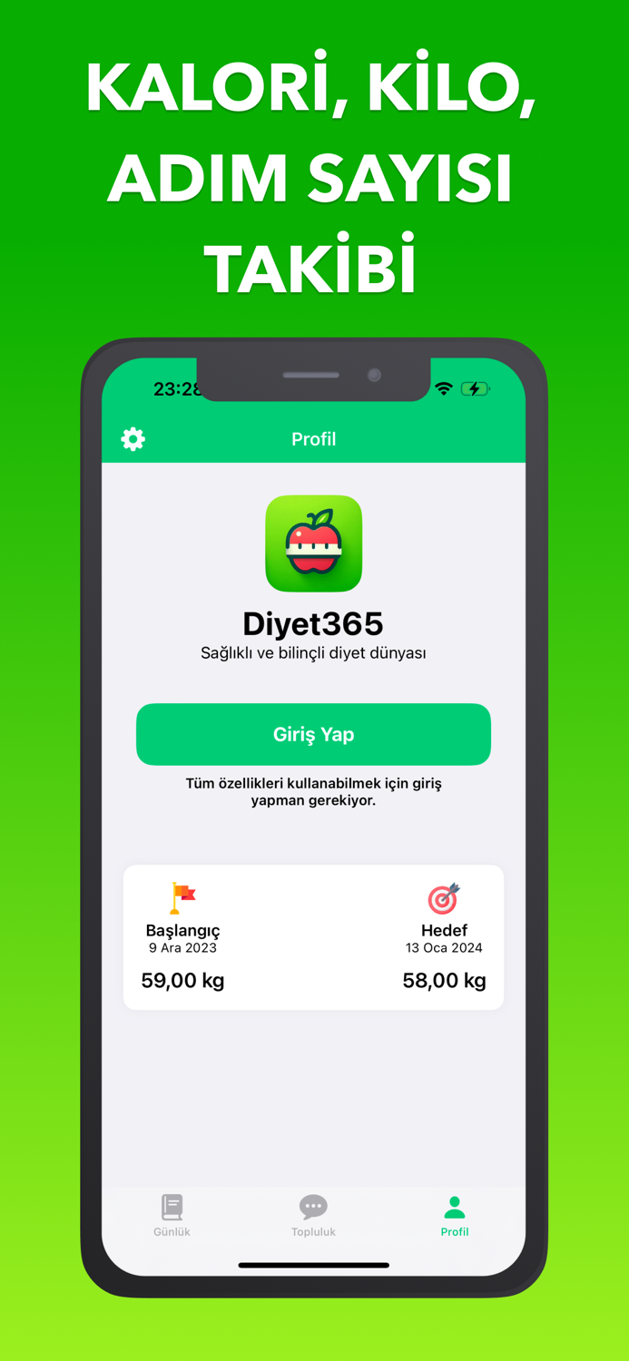 Diyet 365 - Listesi Programı
