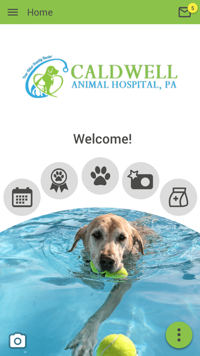Caldwell Animal Hospital Screenshot
