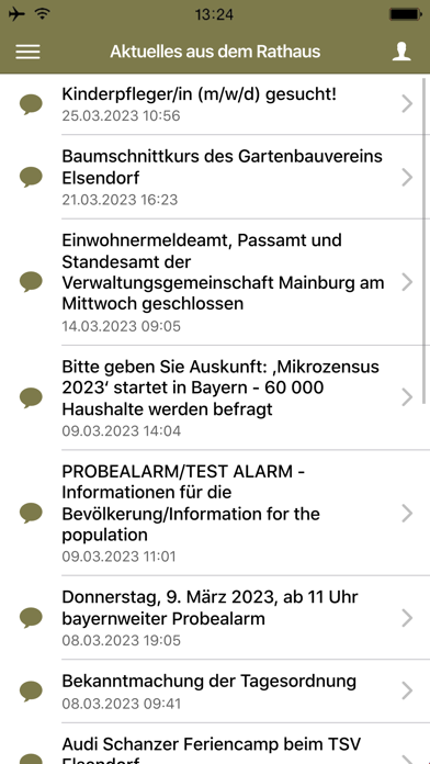 Gemeinde Elsendorf Screenshot