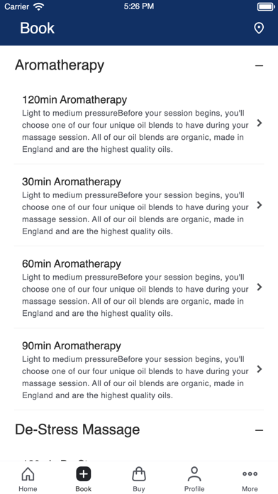 Spa & Massage Screenshot