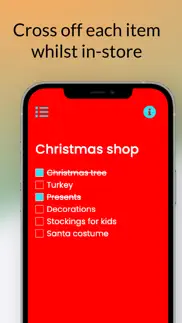 simple shopping list maker iphone screenshot 3