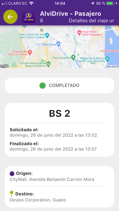 AlviDrive Pasajero Screenshot