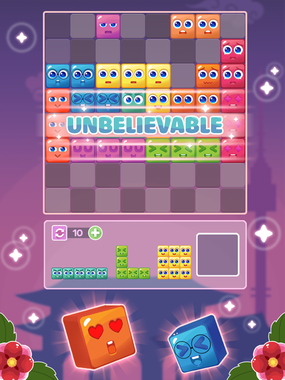 Cute Block Puzzle: Kawaii Game iPad screenshot