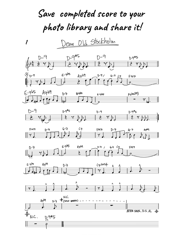 ‎Real Music Score Screenshot