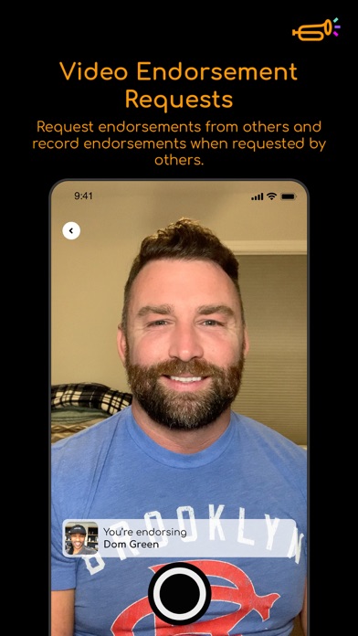 Bugle Endorsements Screenshot