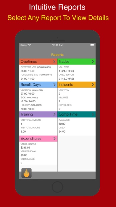 FireSync Shift Calendar Screenshot