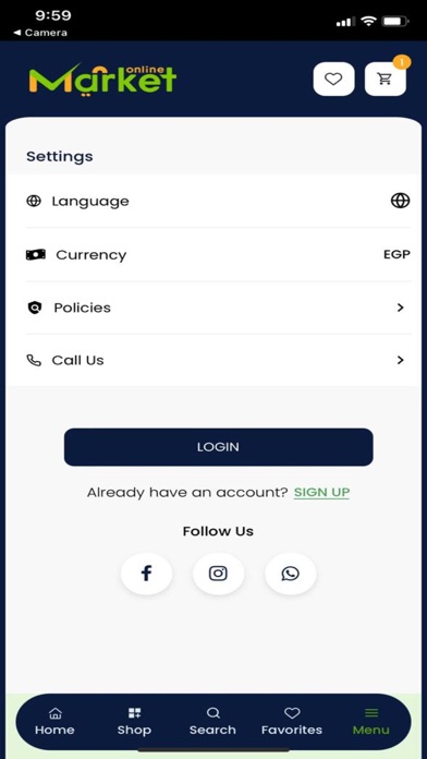 Online Market EG Screenshot