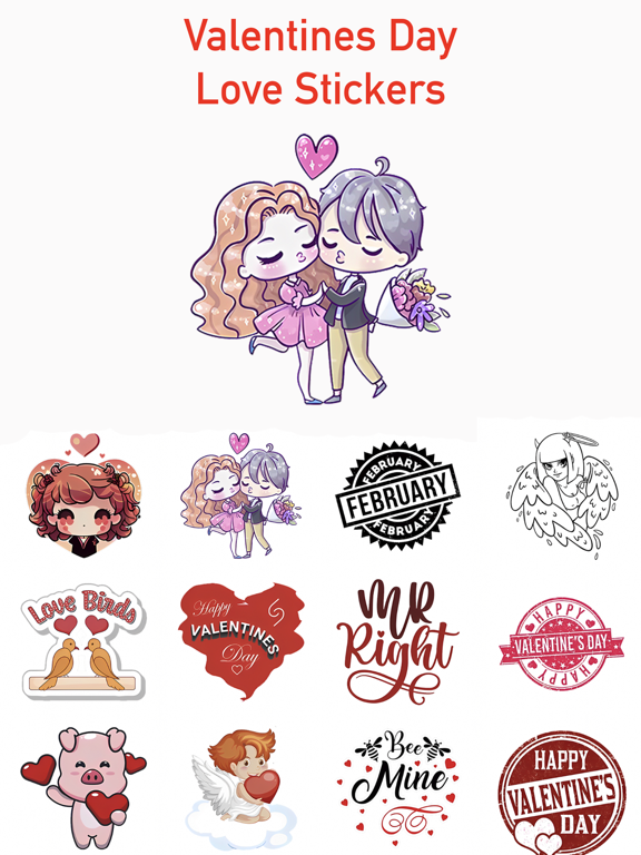 Screenshot #4 pour Valentines Day - Love Stickers