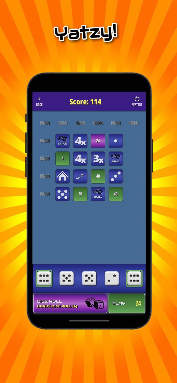 HOYLE Yatzy dice Buddies