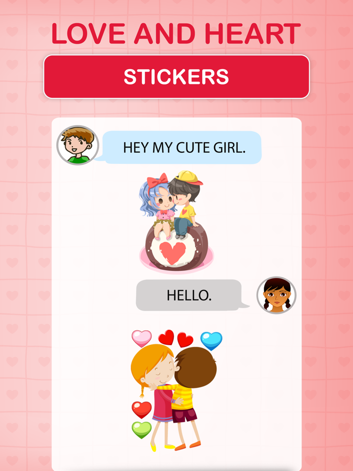 Love and Heart Stickers