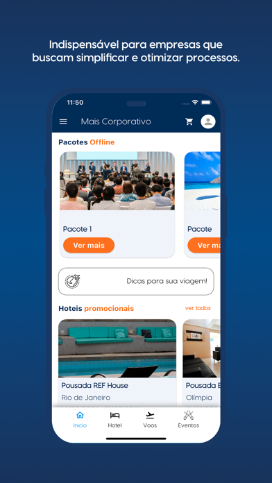 Mais Corporativo - Viagens Screenshot