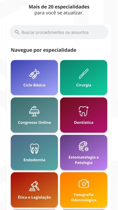 iDent - Cursos de Odontologia Screenshot