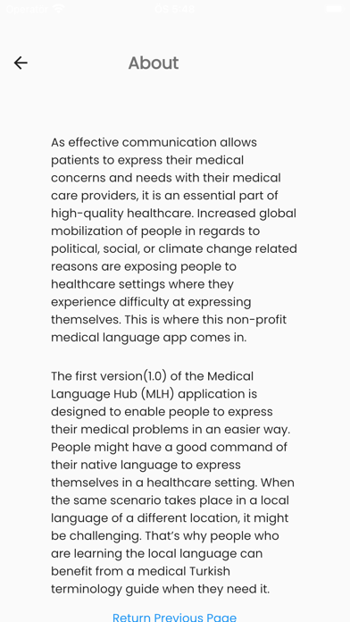 Medical Language Hub Screenshot