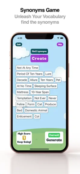 Game screenshot GameSynonyms apk