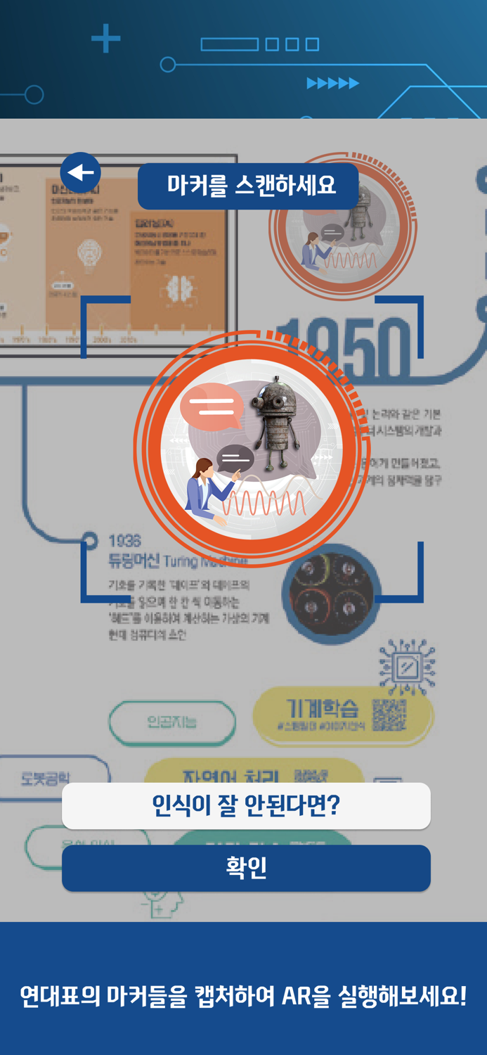 AR로 알아보는 인공지능 연대표