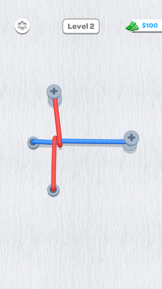 #1. Tangled Ropes! (iOS) 由: Ozan Kasikci